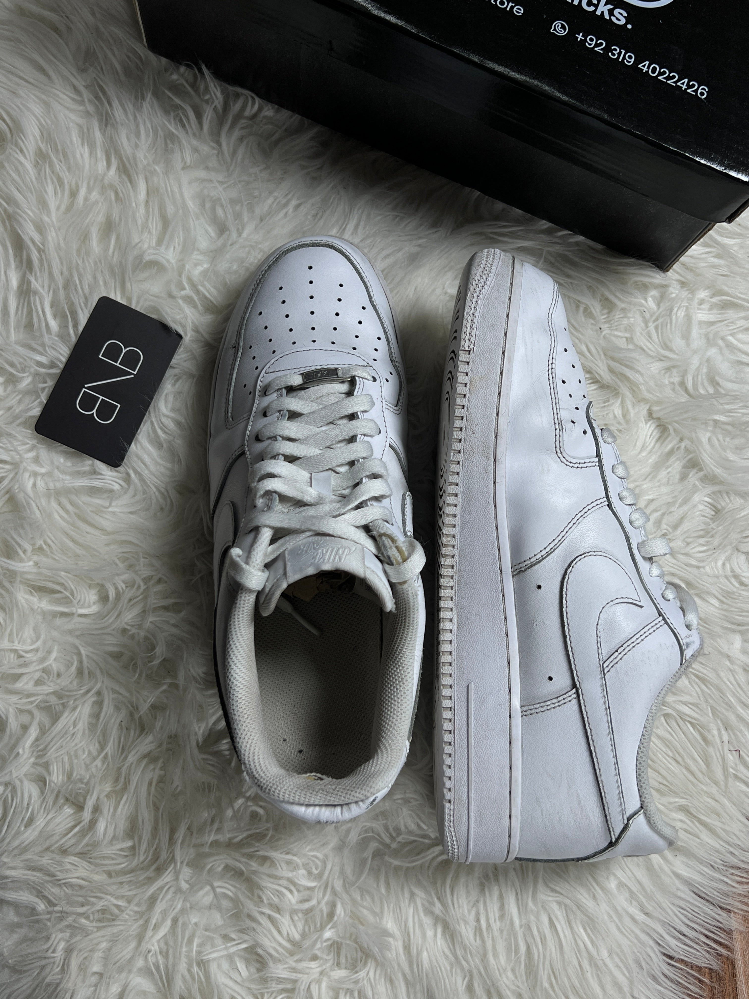 Nike Air Force 1 Triple White | Size 45/46