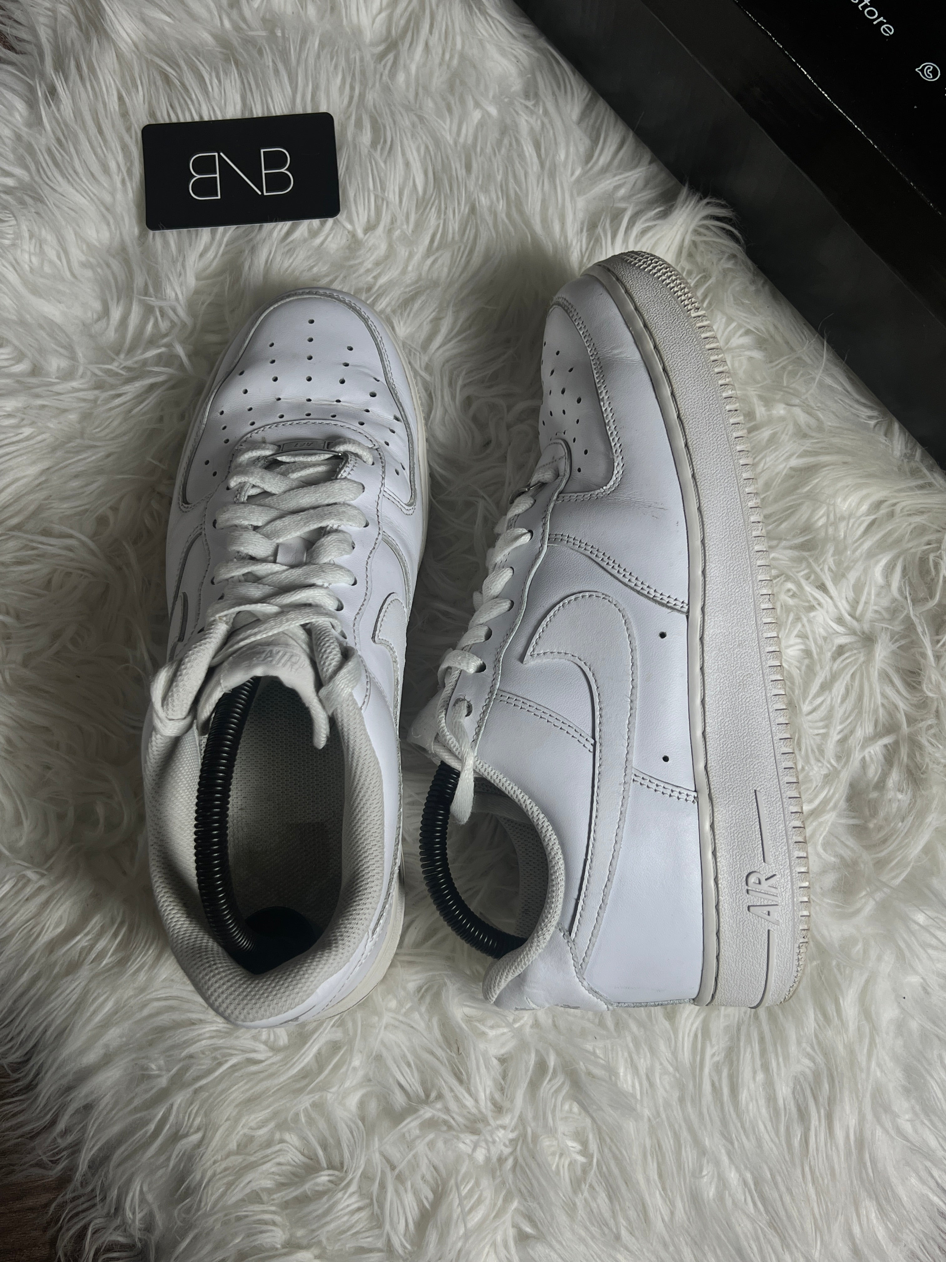 Nike Air Force 1s tripple white | Size 44/45