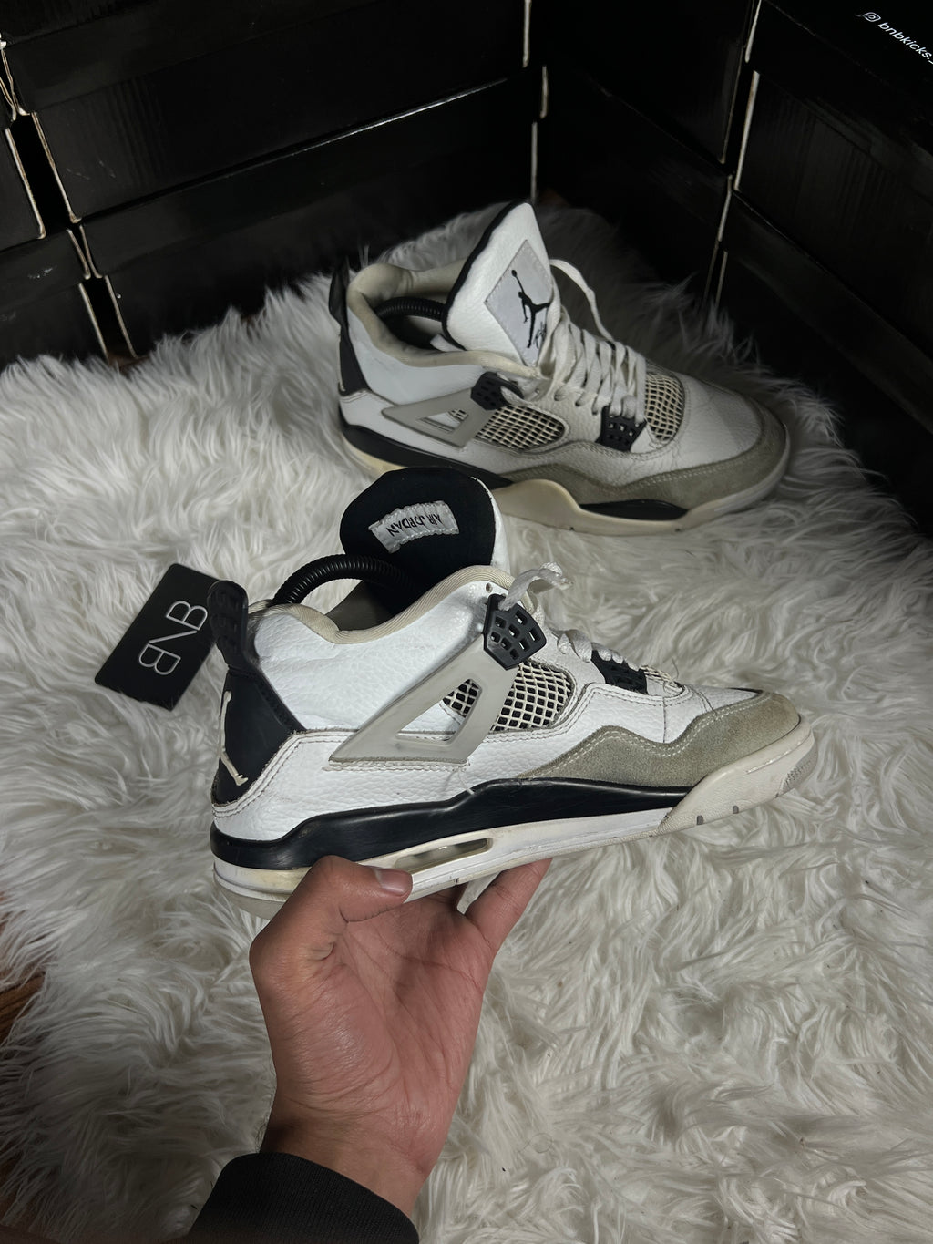Nike Air Jordan 4 "Retro Military Black" | Size 42/43
