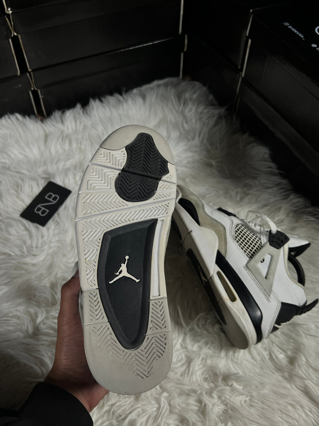 Nike Air Jordan 4 "Retro Military Black" | Size 42/43