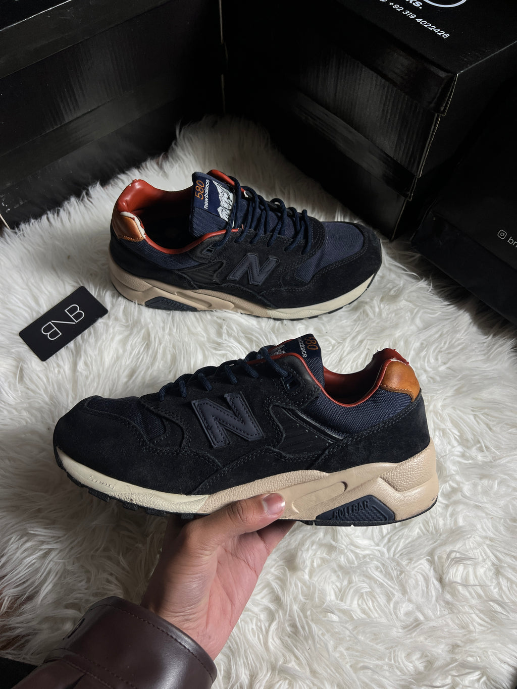 New Balance 580 ‘Dark Cyclone' | Size 44