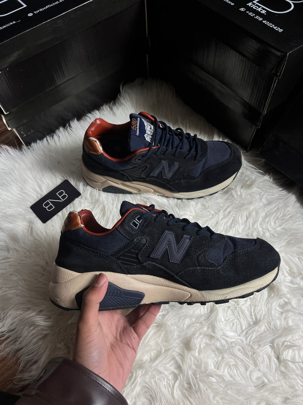 New Balance 580 ‘Dark Cyclone' | Size 44