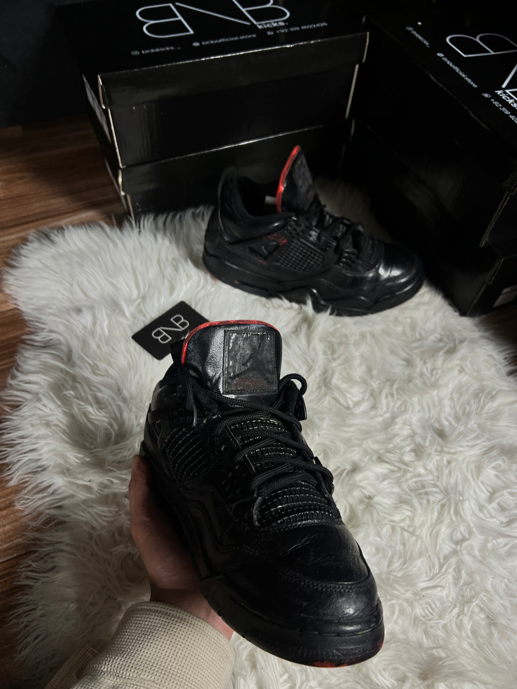 Air jordan 4 Black Retro | Size 42.5