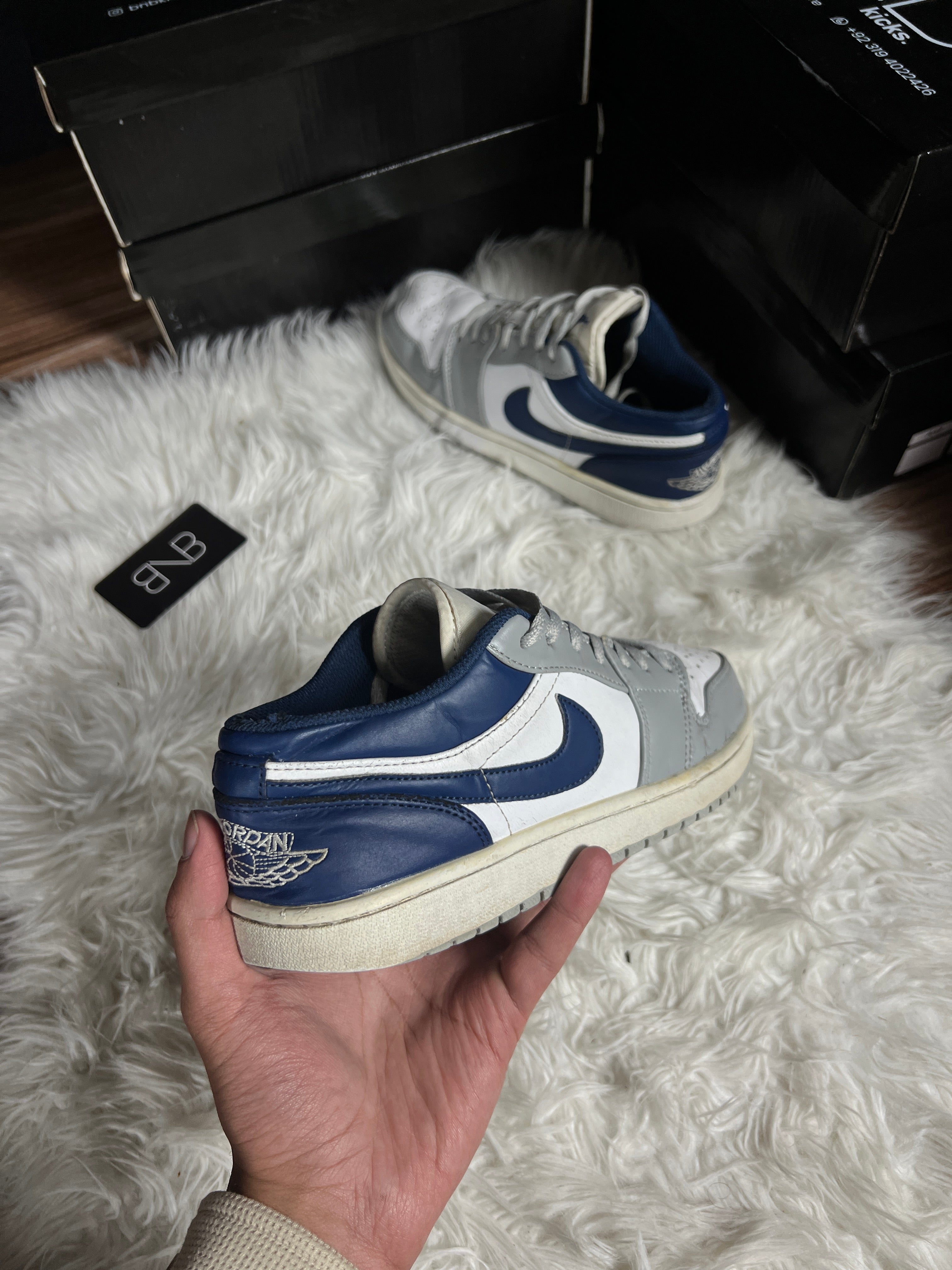 Nike Air Jordan 1 Low "Stealth French Blue" | Size 42