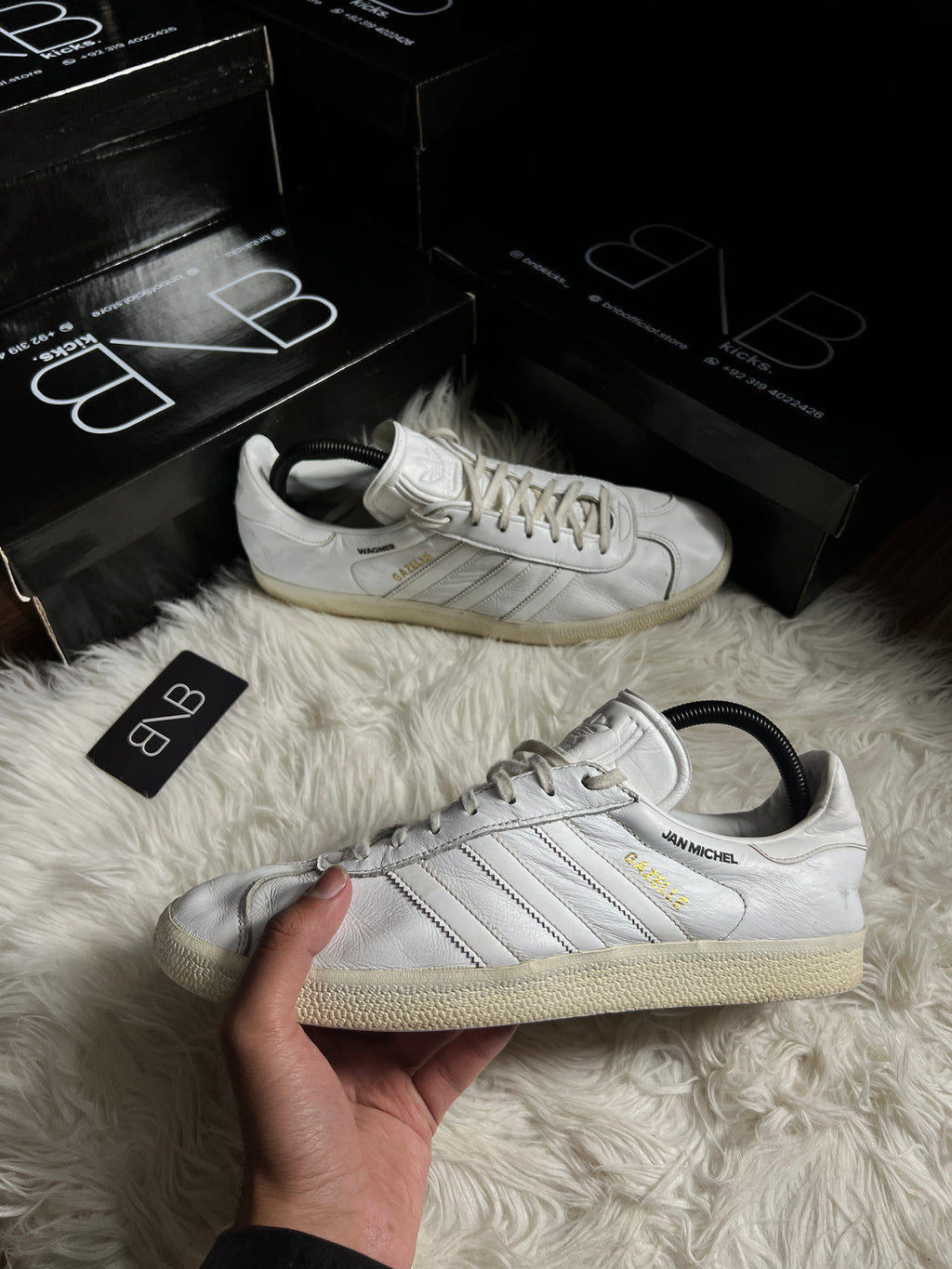 Adidas Gazelle White | Size 45/46