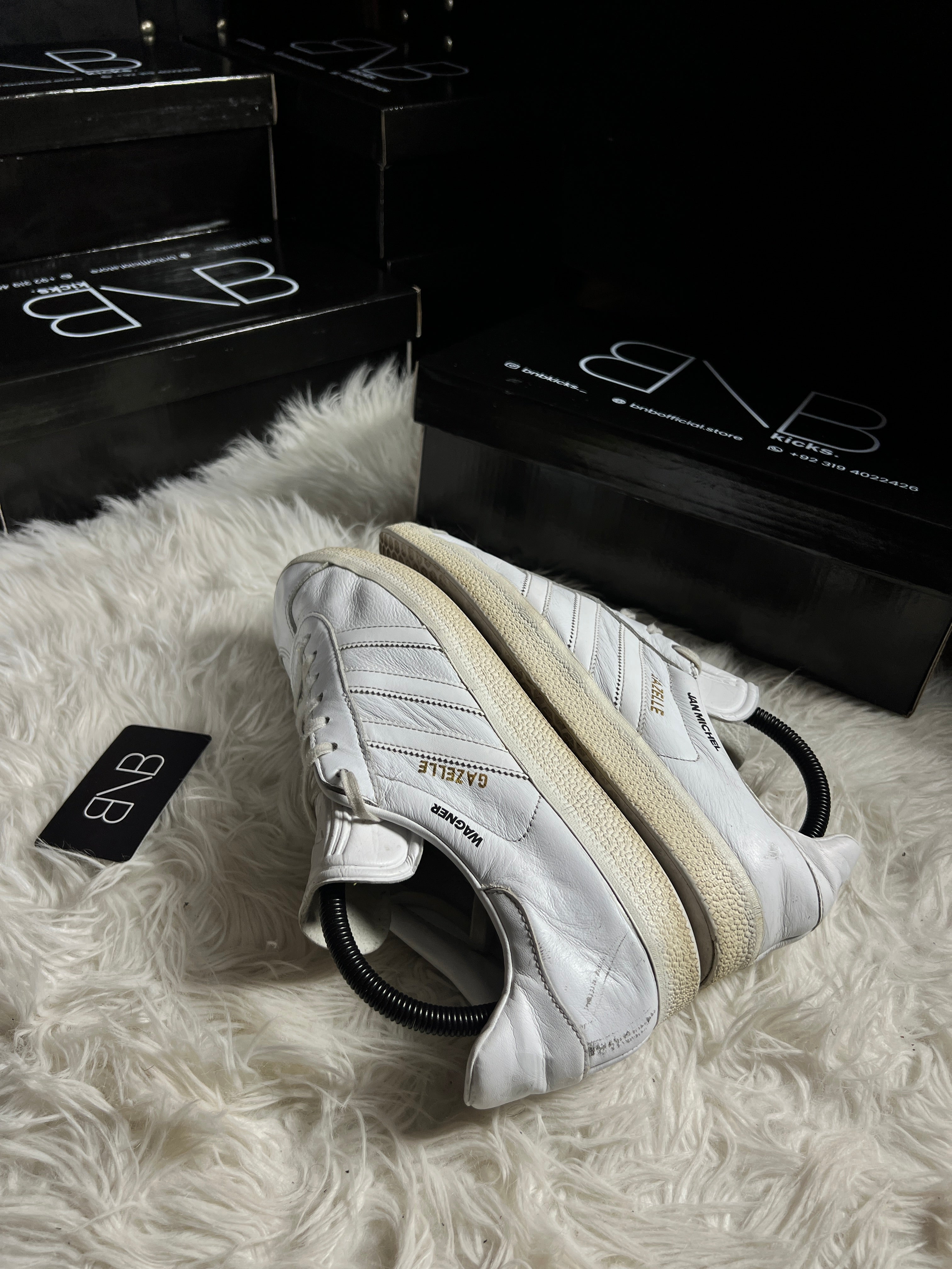 Adidas Gazelle White | Size 45/46