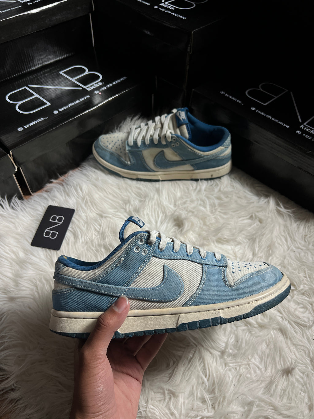 Nike Dunk Low SE 'Sashiko Industrial Blue' | Size 42