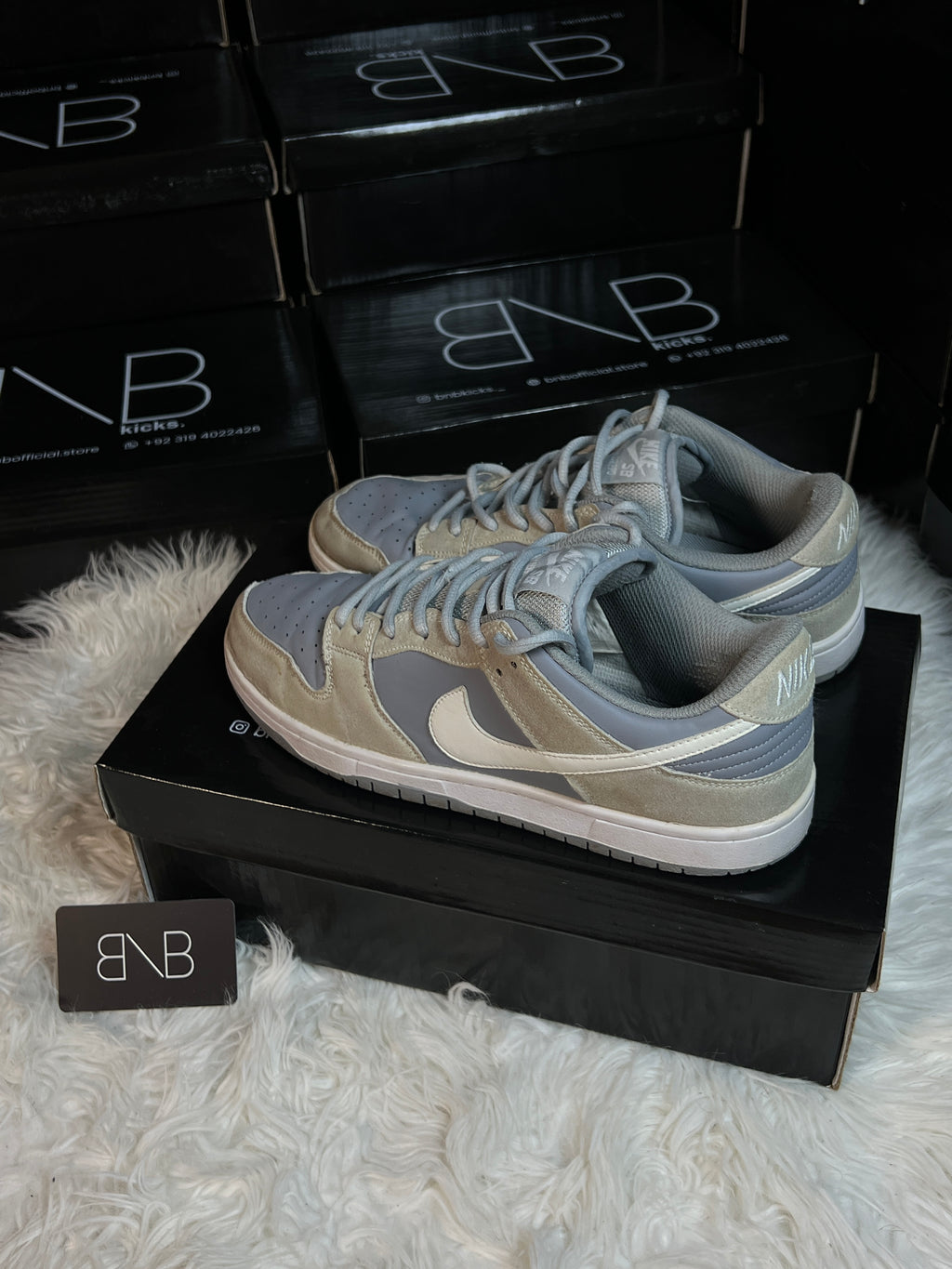 Nike SB Dunk Low Pro 'Summit White Wolf Grey' | Size 42/43