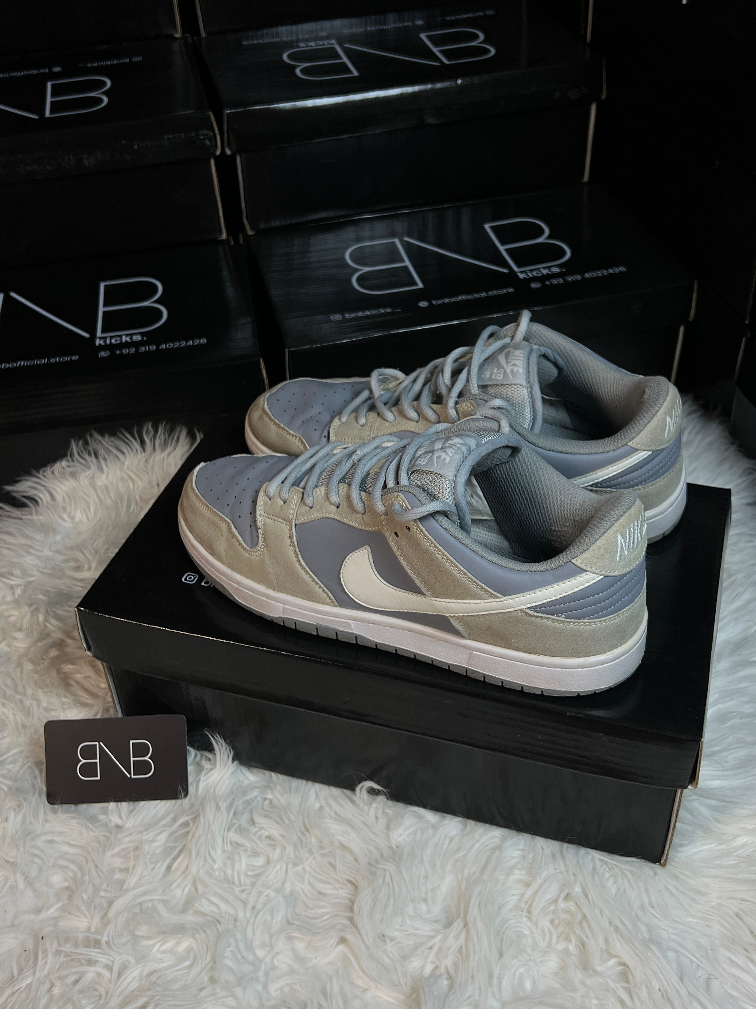 Nike SB Dunk Low Pro 'Summit White Wolf Grey' | Size 42/43