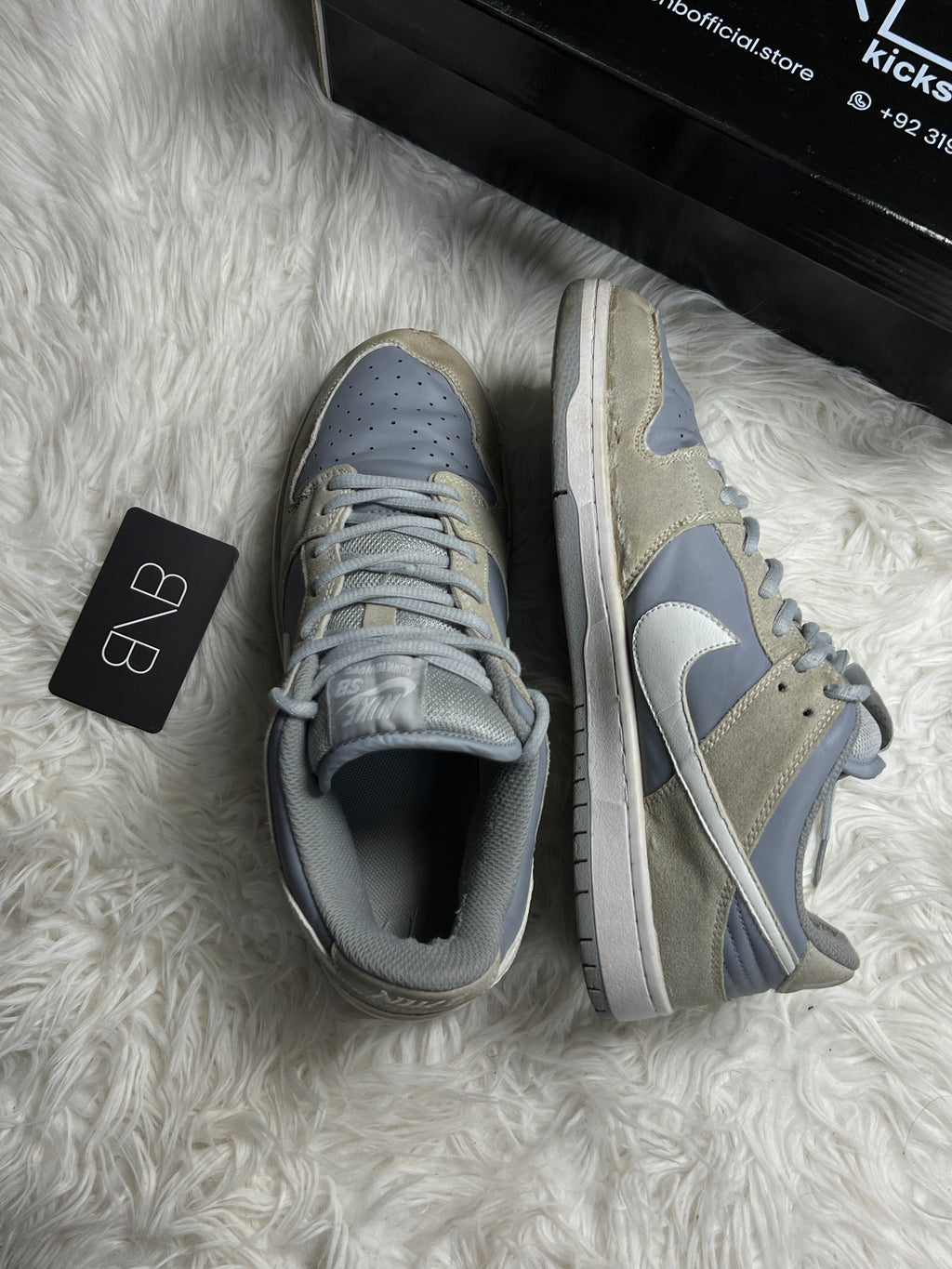 Nike SB Dunk Low Pro 'Summit White Wolf Grey' | Size 42/43