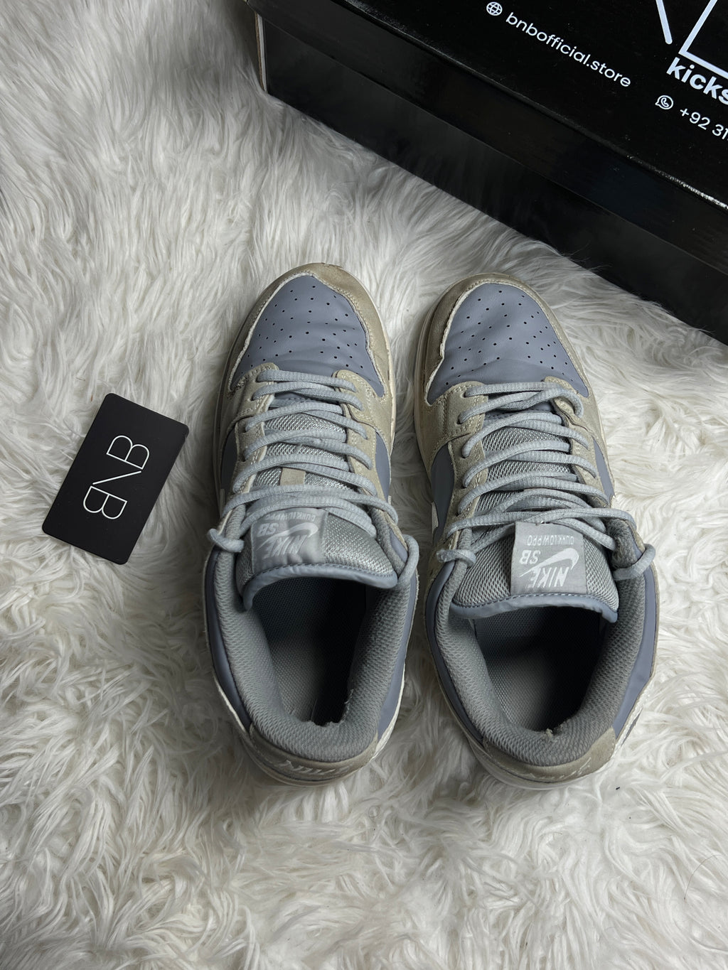 Nike SB Dunk Low Pro 'Summit White Wolf Grey' | Size 42/43