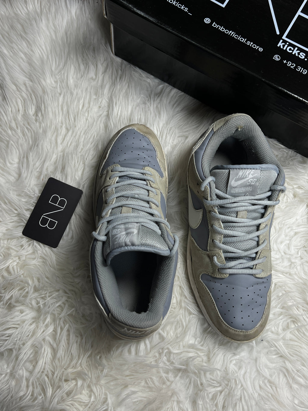 Nike SB Dunk Low Pro 'Summit White Wolf Grey' | Size 42/43