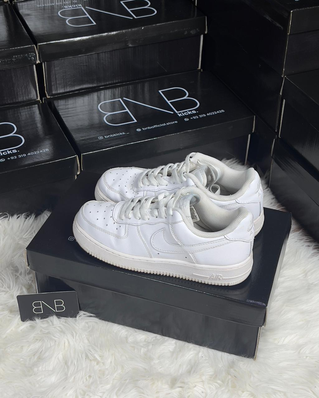 Nike Air Force 1 Triple White | Size 38