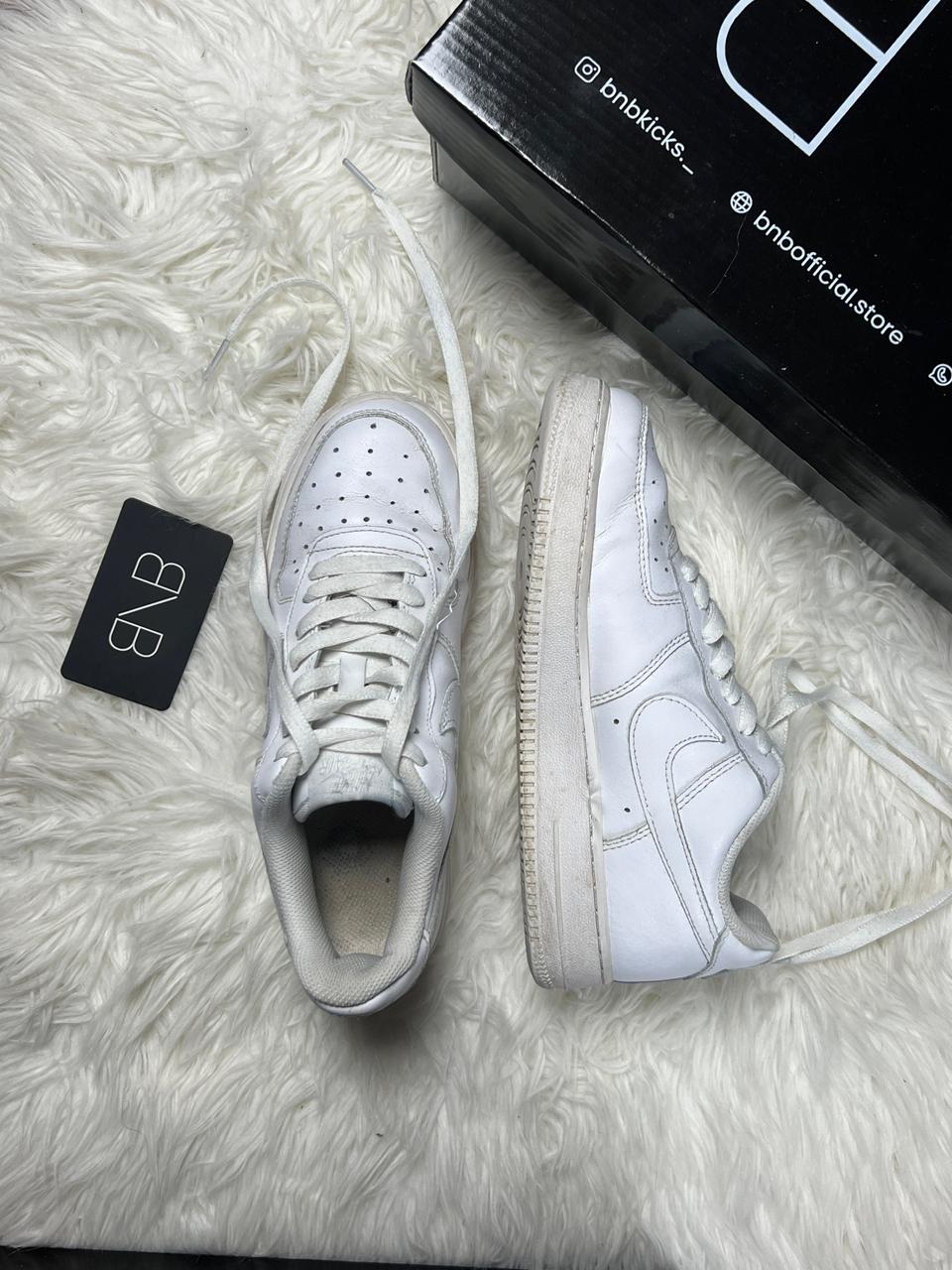 Nike Air Force 1 Triple White | Size 38