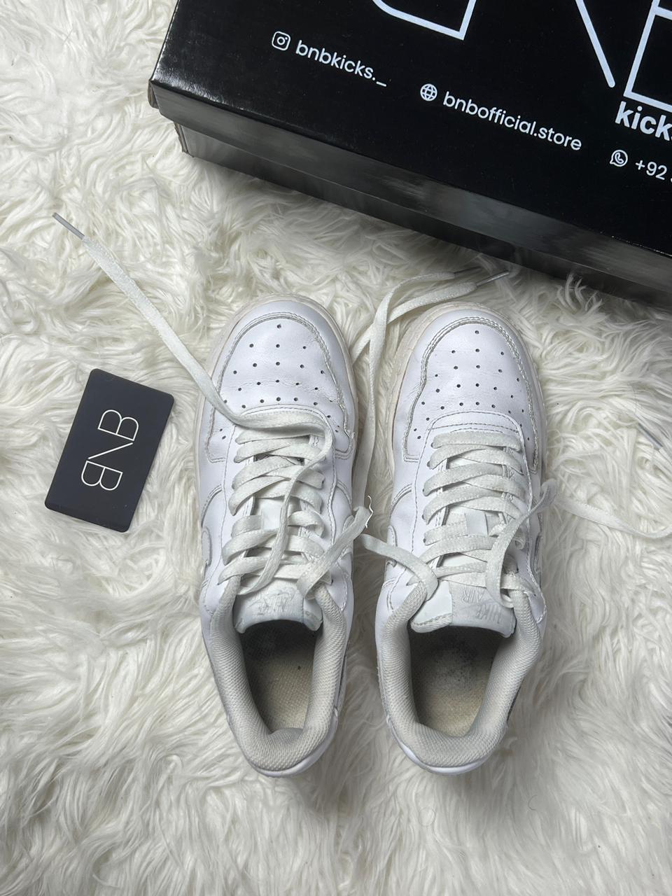 Nike Air Force 1 Triple White | Size 38