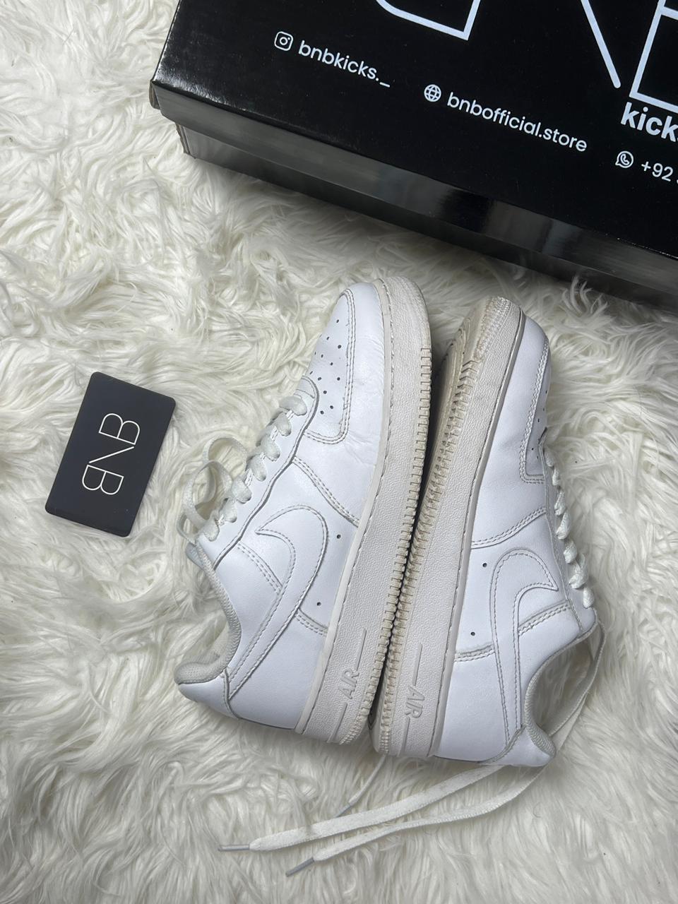 Nike Air Force 1 Triple White | Size 38