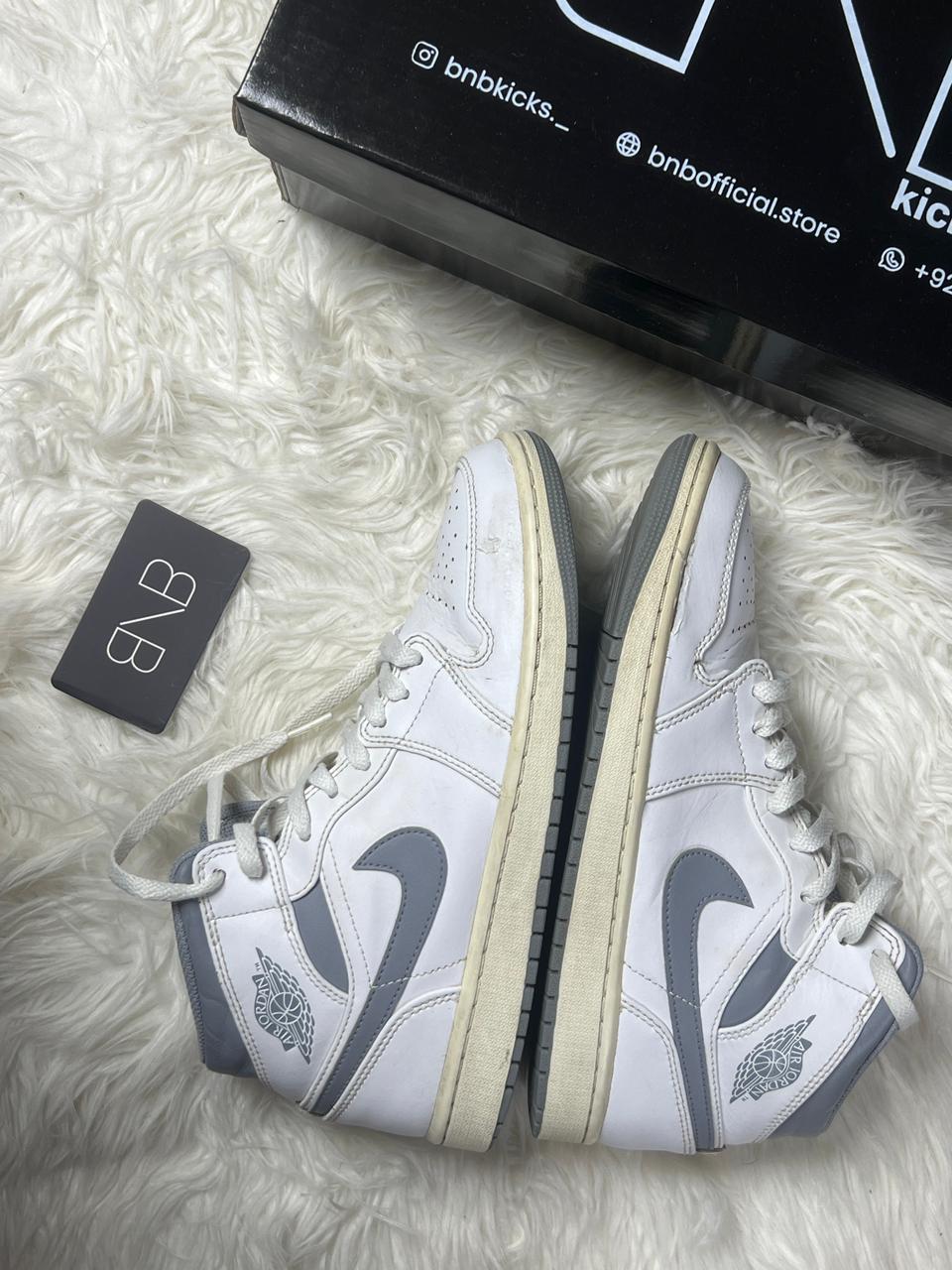 Nike Air Jordan 1 Mid Neutral Grey | Size 41